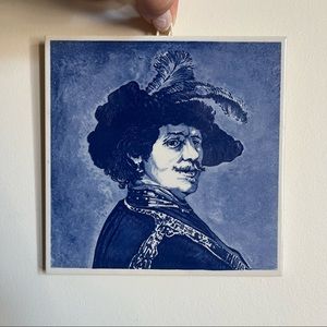 Vintage Rembrandt Tile Art